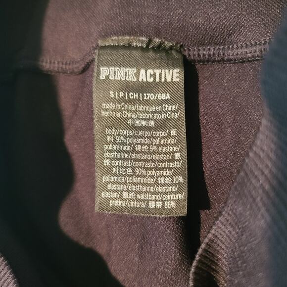 Victoria's Secret VS Pink Active black athletic leggings - small - Picture 2 of 5